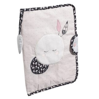 Protège Carnet De Santé Sauthon Miss Fleur De Lune 18 X 25 X 2 Cm Rose Coton