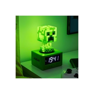 Paladone Creeper Icon Réveil Numérique Vert