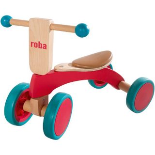 Porteur 1er Âge - Bois Massif - Roues Avant Directionnelles - Siege Rembourré - Des 12 Mois