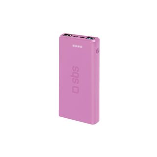 Sbs Ttbb10000fastp Batteria Portatile Polimeri Di Litio Lipo 10000 Mah Rosa