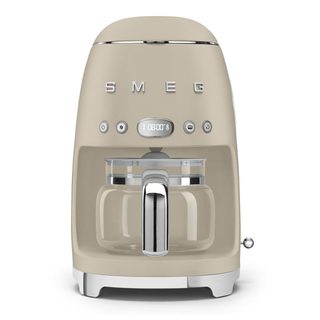 Cafetière Filtre Smeg Dcf02 Dcf02mlmeu 1050 W 10 Tasses Beige Lin Plastique Acier Inoxydable