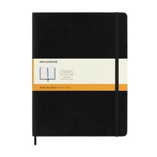 Carnet Classique Très Grand Format Ligné Moleskine Couverture Souple N