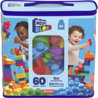 Sac blocs de construction bleu Mega Bloks MATTEL