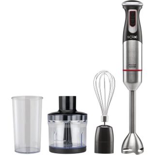 Mixeur Plongeant & Accessoires 1200 W - Fonction Turbo - Lame Et Pied En Acier