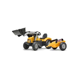 Tractopelle À Pédales Superbuilder Plastique Jaune 192 Cm Falk