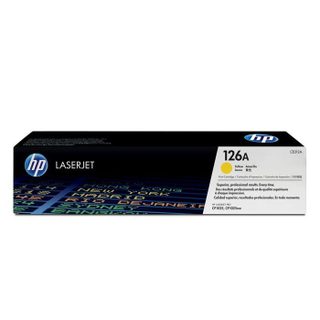 126a Cartouche De Toner Jaune Authentique (ce312a) Pour Laserjet Cp1025/laserjet 100 Mfp M175/laserjet 200 Mfp