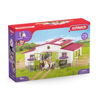 Centre équestre avec cavalière et chevaux SCHLEICH