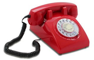 Opis 60s Cable Téléphone Fixe Filaire Rétro Vintage Avec Cadran Rotatif