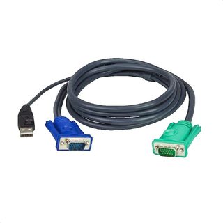 Câble Kvm Aten Noir 5 Mètres Haute Qualité