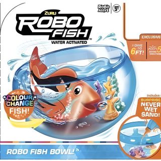 Zuru Aquarium Robo Fish Avec Son Sable Maquie - + 3 Ans