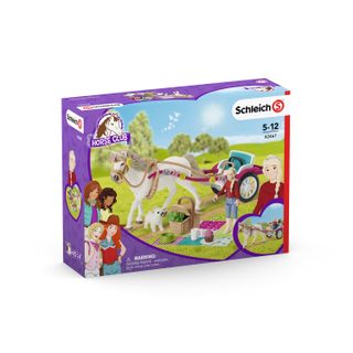 Calèche pour le spectacle équestre SCHLEICH