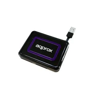 Lecteur Pour Dni Electronique Approx! Appcrdnib Usb 2.0 Noir