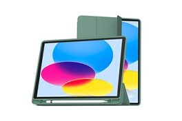 Folio Slim Skin Pour Ipad 11" A16 / 10th Generation Vert