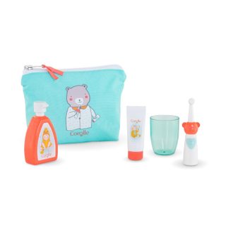 Trousse De Toilette Et Accessoires Pour Poupon 36 Et 42 Cm