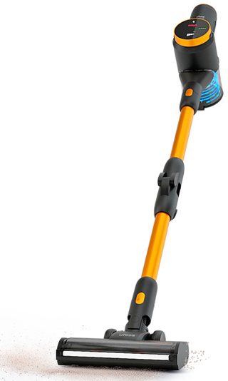 Ufesa Inspire U5 Digital Aspirateur-balai 2 En 1 Secteur Sec Sans Sac 0,5 L 300 W Noir, Jaune 2 Ah