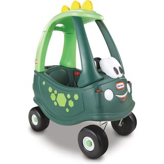 Voiture À Pédales Dino Cozy Coupe Little Tikes Noir Vert 18 Mois-5 Ans Avec Klaxon