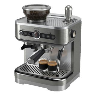Cafetière Semi-automatique Philips Psa3218 Noir Acier Broyeur Intégré