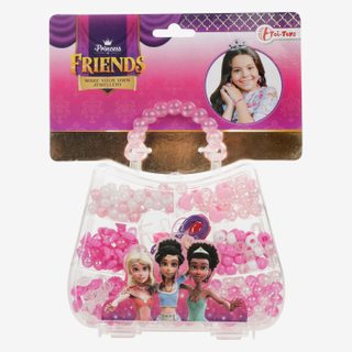 Toi-toys Coffret Perles Princess Friends Création Bijoux Dans Sac À Main