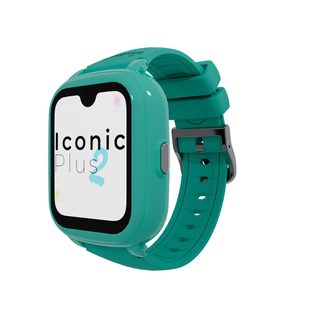 Montre Connectée Savefamily Iconic Plus 2 Gps 4g Amoled 1,78 Pouces Verte Silicone