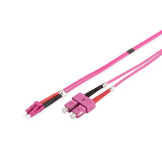 Digitus Lc / Sc Cable De Fibra Optica 1 M Ofc Turquesa