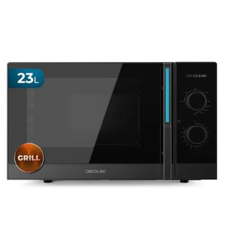 Cecotec Micro-ondes Mécanique Avec Grill De 23l Proclean 4120. 800w Et 1000w De Grill, Cuisson Uniforme, 8 Niveaux De Pu