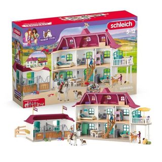 Playset Schleich Horse Club Lakeside Centre Équestre Grand Équipement Multicolore