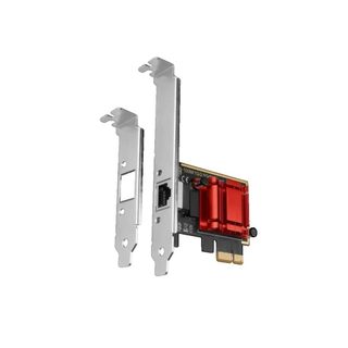 Carte Réseau Interne Axagon Pcee-g25 2.5 Gigabit Rouge