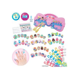 Kit Manucure Aquabeads Barbie Plastique Multicolore 200x35x240mm Aquabeads