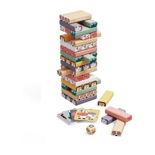 Tour A Bascule - Top Bright - Animaux - Couleurs - Jeu D'adresse - Construction Créative