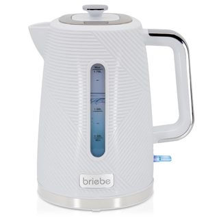Elegance Bouilloire Électrique 1,7l Sans Fil Ébullition Rapide Sans Bpa Base 360 Briebe Kt1168wht Blanc 2200w