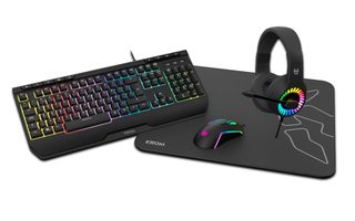 Krom Kenya Clavier Souris Incluse Gaming Usb Noir