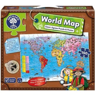 Carte du monde - Puzzle - ORCHARD - 150 pièces - De 5 à 10 ans