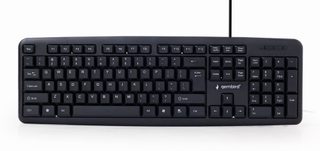 Gembird Kb-u-103 Clavier Usb Anglais Américain Noir