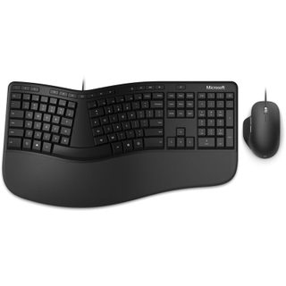 Ensemble Clavier Et Souris Microsoft Ensemble Clavier Et Souris Ergonomique Filaire Usb Microsoft Ergonomic Desktop Noir