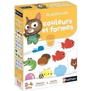 Jeu D'association La Petite Ecole - Couleurs Et Formes - Pour Enfants De 2 Ans Et Plus