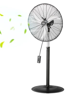 Vevor Ventilateur Pied Industriel 600 Mm, 6800 Cfm, Oscillant 85°.