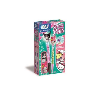 Clementoni Crée Stylos Melody & Kuromi - Lot de 2 stylos décoratifs