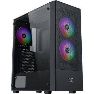 Boîtier Pc Moyen Tour Sans Alim Hero Ii Air 3f (noir) Atx/micro Atx 3x120mm Frgb Mesh Usb 3.0/2.0