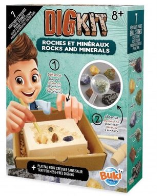 Kit Roches Et Minéraux Buki Pierres Précieuses À Déterrer Multicolor Autres