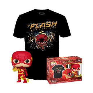 Figurine POP! DC Comics - Flash + Tee-shirt taille M FUNKO