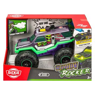 Dickie Monster Truck Rowdy Rocker Avec Lumière, Son Et Effet Vapeur