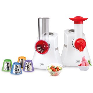 Trebs 99277 - Coupe-légumes Et Sorbetière / Comfortcook En 1 Avec 5 Inserts
