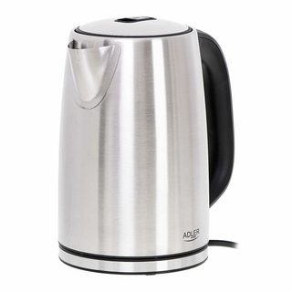 Bouilloire Adler Ad 1340 Noir Argenté Acier 2200 W 1,7 L