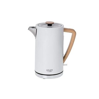 Bouilloire Adler Ad 1347w Blanc Bois 2200 W 1850 W 1,7 L