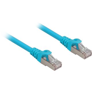 Sharkoon Rj45 Cat. Cable Patch Sftp 6a, Bleu, 1,5 Metre, Lsoh (sans Halogene) 4044951018758