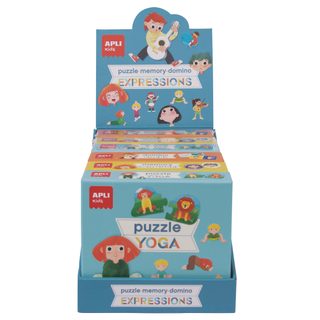 Apli Collection De Jeux Éducatifs - Comprend 2 Puzzles De Yoga De 24 Pièces, 2 Émotions De Mémoi