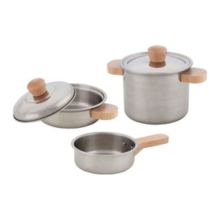 Ensemble De Cuisine En Métal Goki - 5 Pièces Pour Petits Chefs
