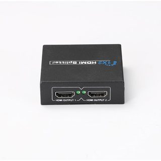 Splitter Hdmi 1 Entrée 2 Sorties Full Hd 1080p Compatible 3d Et Hdcp Indicateur Led - Plug & Play