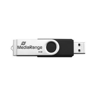 Mediarange Mr931-2 Lecteur Usb Flash 16 Go Usb Type-a / Micro-usb 2.0 Argent, Noir