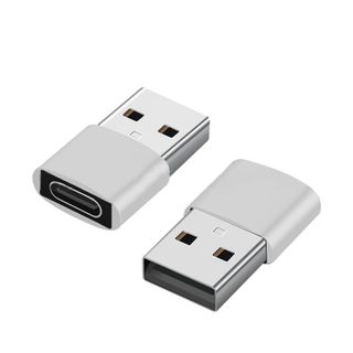 Adaptateurs Usb-c Vers Usb Pour Le Transfert De Données Et Chargement, Pack De 2 Silver